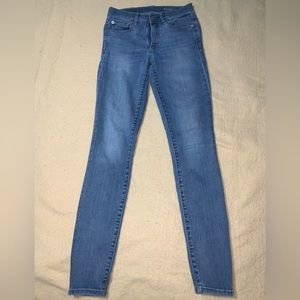 Size 26 women’s high waisted jeans—GAP